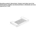 Soap dish/wall shelf in the bathroom Wilga