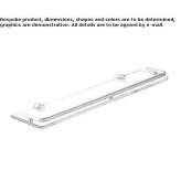Crystal wall shelf for the bathroom Juzcar