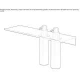 Bathroom soap dispenser, wall-mounted, metal Knowle
