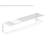 Towel rack/wall shelf in the bathroom Vezzano