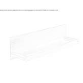 Shelf structure made of stainless steel Otisheim