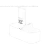 ABS shower basket/wall shelf for the bathroom Wolnzach