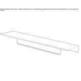 Stainless steel towel rack Knowle