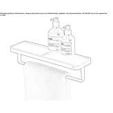 Metal towel rack Wolnzach