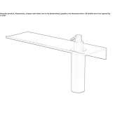 Bathroom soap dispenser, wall-mounted, metal Knowle