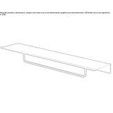 Metal towel rack/wall shelf in the bathroom Knowle