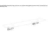 Bathroom wall shelf made of etched glass Rosales