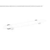 Bathroom wall shelf made of etched glass Bragado