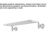 Metal wall shelf for the bathroom Taggi