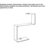 Wall shelf for the bathroom Olaya