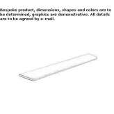 Bathroom wall shelf made of tempered glass Gesztely