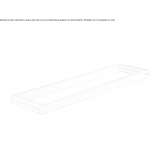 Shelf structure made of stainless steel Otisheim