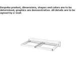 Wall shelf for the bathroom Tysovets
