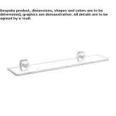 Crystal wall shelf for the bathroom Seilhac