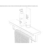 Metal towel rack Wolnzach