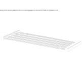 Bathroom wall shelf in chrome-plated brass Moulins
