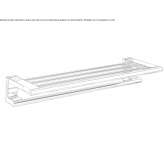 Towel rack/wall shelf in the bathroom Coas