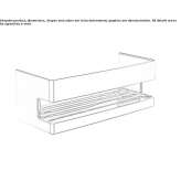 Metal wall shelf for the bathroom Coas