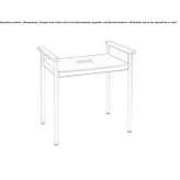 Bathroom stool made of polyurethane foam Blaby