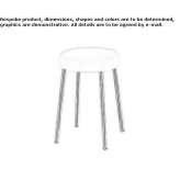 Resin bathroom stool Juzcar