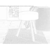 Wooden bathroom stool Siegen