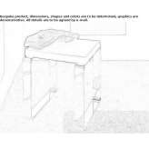 Bathroom stool made of polyurethane Maside