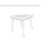 Bamboo bathroom stool Dahlem
