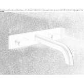 Wall-mounted washbasin tap made of stainless steel Mysiadlo