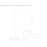 3-hole washbasin tap with individual rosettes Ortakoy