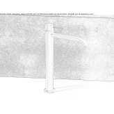 Countertop washbasin tap made of stainless steel with aerator Wendtorf