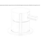 Deck mounted stainless steel remote control faucet Longueau