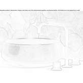 3-hole countertop washbasin tap made of stainless steel Ceiba