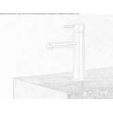 Countertop washbasin tap Cooling