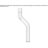 Countertop washbasin tap made of stainless steel Mezzano