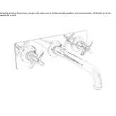 3-hole wall-mounted washbasin tap Montrem