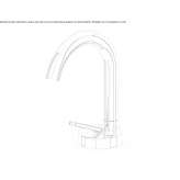 Single-lever countertop washbasin tap without waste Hejnice