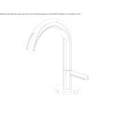 Hydroprogressive single-lever countertop washbasin faucet Hejnice