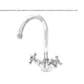 1-hole countertop washbasin tap with aerator Vieremae