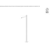Free-standing, single-lever washbasin tap Leibnitz