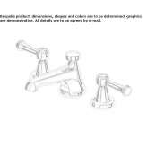 3-hole countertop washbasin tap with aerator Solarino