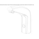 Infrared countertop washbasin faucet Domnita