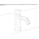 1-hole infrared washbasin faucet Gozne