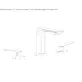 3-hole countertop washbasin tap Imatra