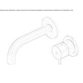 2-hole single-lever washbasin faucet Kuhmo
