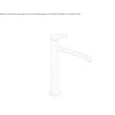 Single-lever washbasin tap without stopper Nestoita
