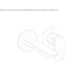 Single-lever wall-mounted washbasin faucet Mystic