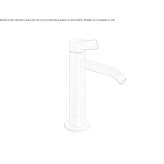 Single-lever countertop washbasin tap Nestoita