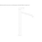 Wysoka, jednouchwytowa bateria umywalkowa Nestoita