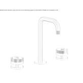 Tall washbasin tap Jardin