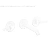3-hole wall-mounted washbasin tap Nestoita
